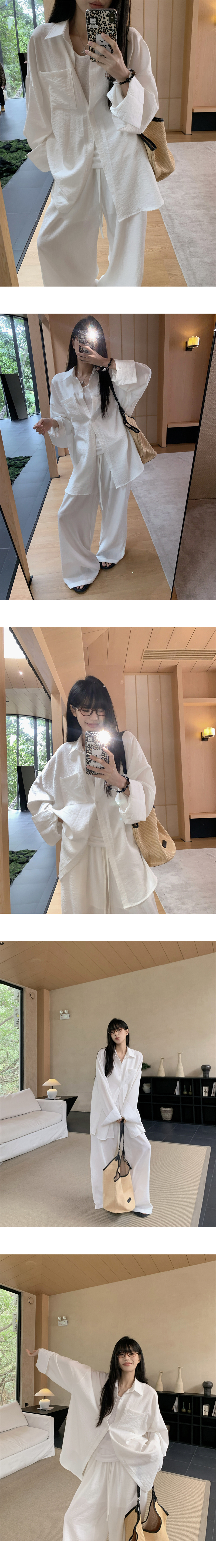 라비 루즈핏 셔츠+와이드팬츠 세트 상세 이미지 10